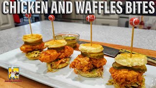 Chicken and Waffle Bites | Appetizer Recipes