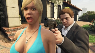 GTA V Jimmy kills his sister Tracey