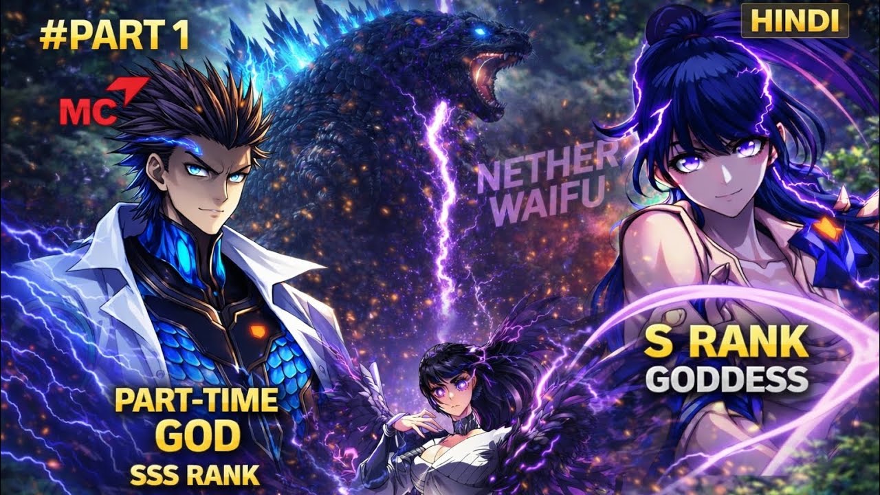 ATOMIK ASENSENS 😈 | SSS Rank MC vs Goddess ⚡ | Anime Recap Hindi | Part 1