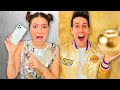 SOFÌ E LUÌ MANGIANO SOLO CIBO RICCO ARGENTO vs ORO COLORE CHALLENGE!! | Me contro Te