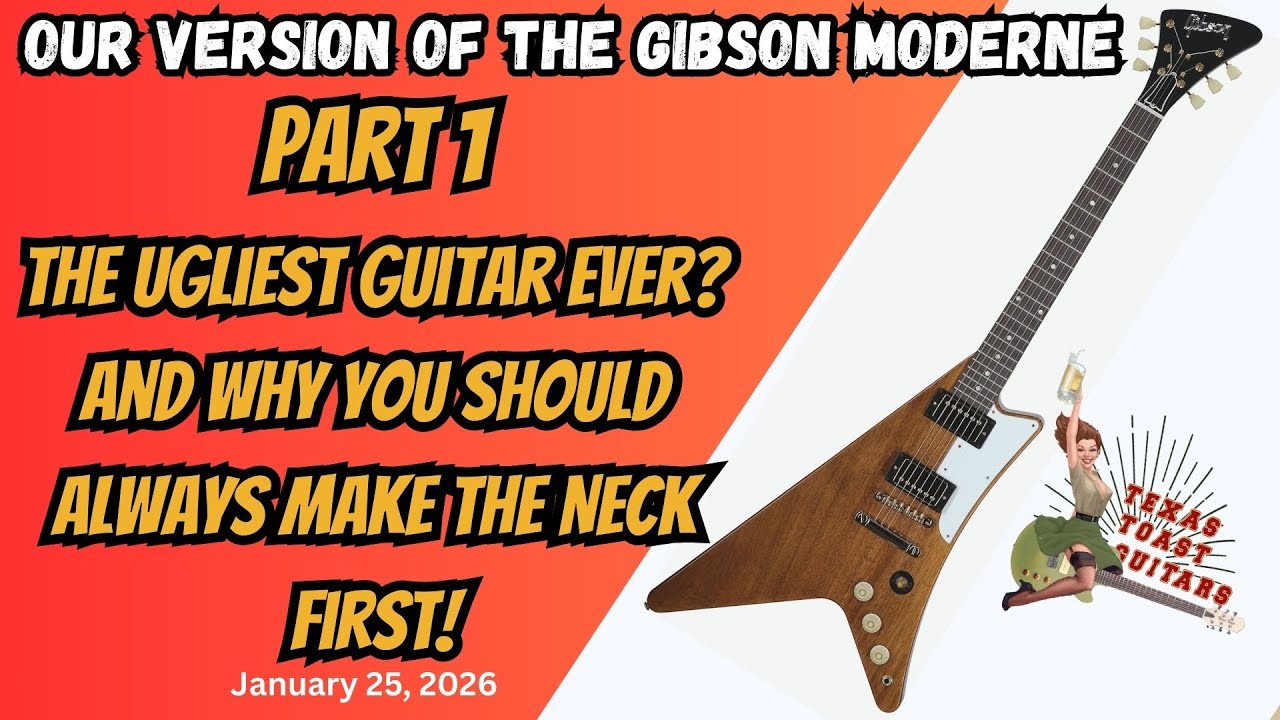 Our Version Of The Gibson Moderne... Part 1 The Sexiest & Strangest Guitar Ever Made Or Never Made