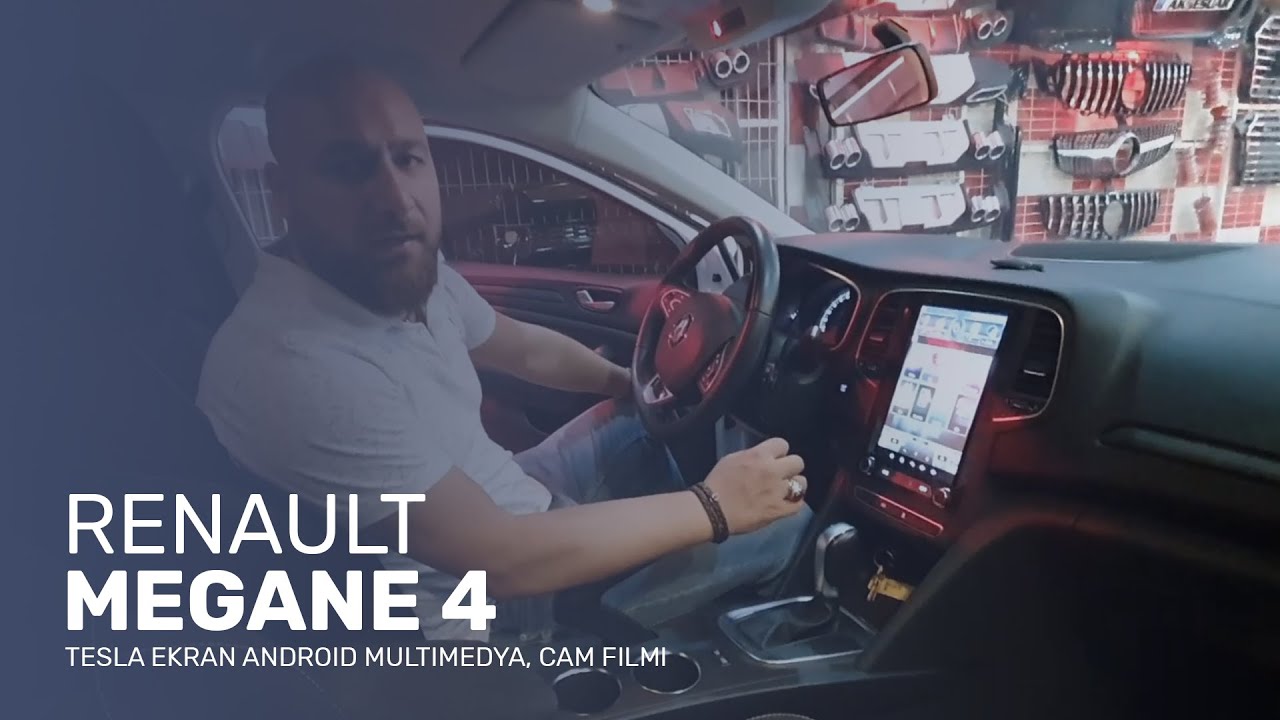 Renault Megane 4 // Tesla Ekran Android Multimedya, Cam Filmi