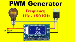 PWM Signal Generator Module || 0150KHZ Frequency 0100% Duty Cycle Output ||
