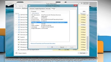 How to look running tasks in Windows® 8.1