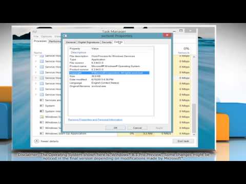 How to look running tasks in Windows® 8.1