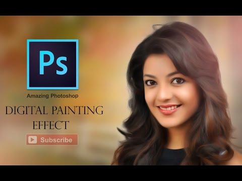 Photoshop CC Tutorial - Digital Painting Effect