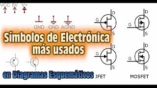 Simbolos de Electronica mas usados en los Diagramas Esquematicos