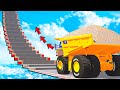 КАК ДАЛЕКО СМОЖЕТ ОГРОМНЫЙ БЕЛАЗ ЗАБРАТЬСЯ ПО СТУПЕНЬКАМ ЛЕСТНИЦЫ ! - ЭКСПЕРИМЕНТЫ В ГТА 5 ОНЛАЙН