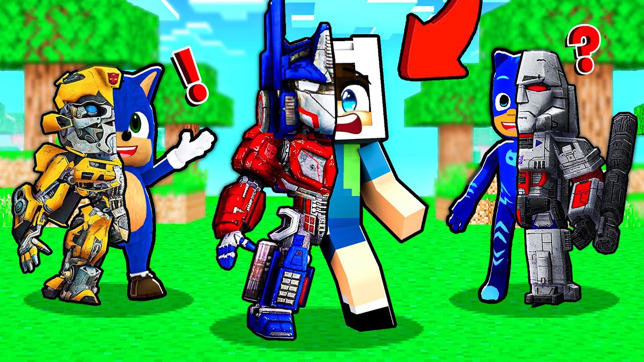 ENES VE ARKADAŞLARI NASIL TRANSFORMERS'A DÖNÜŞTÜ? 🚗🤖 Minecraft