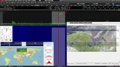 NOAA-15 APT decode with SunSDR2 Pro