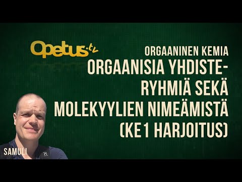 Video: Mistä tiedät, onko elementti molekyylinen?