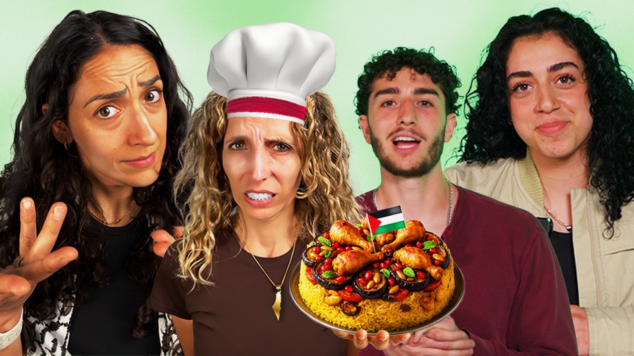 Palestinian Kids Guess Their Moms Cooking