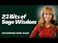 Sage Advice: Tips for Happy Living