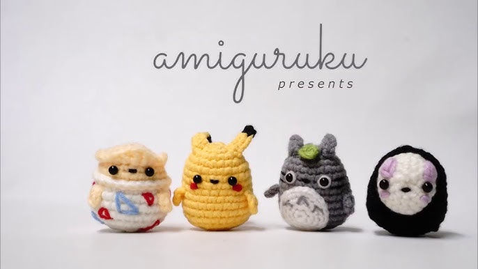 Mini Totoro Crochet Keychain - A Free Pattern 