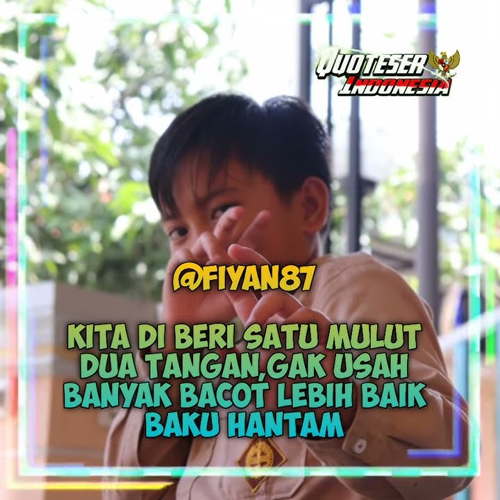 Dari pada banyak bacot lebih baik baku hantam