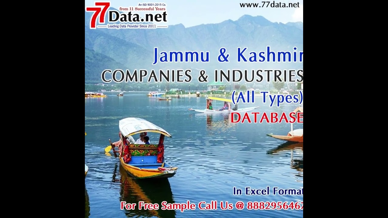 List of Companies in JAMMU & KASHMIR | 77 Data