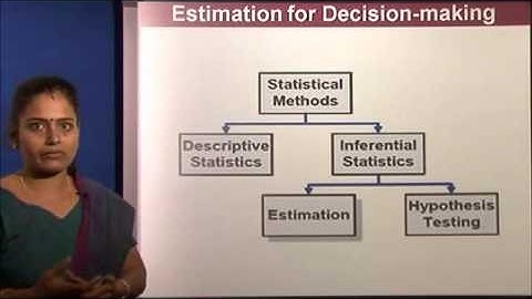 Statistics and Decision Making