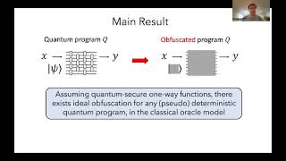 STOC24 6 B 4 Quantum State Obfuscation from Classical Oracles + How to use Quantum iO