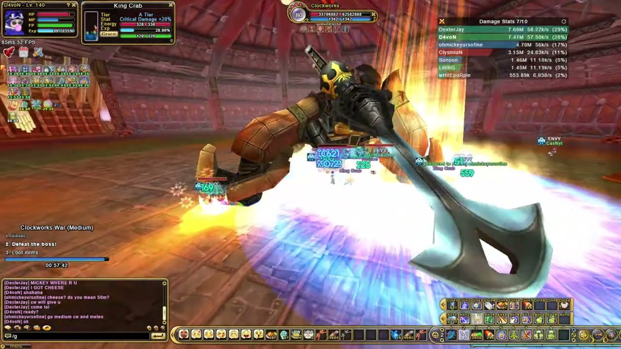 Flyff Universe | Clockwork Medium & Meteo Medium Mode | MIA ENVY Guild | 4 Apr 2023