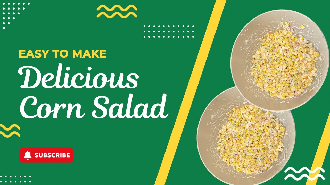 Быстрый и простой салат из кукурузы для вечеринки