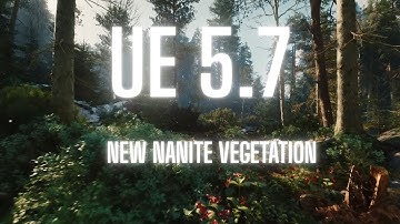 Unreal Engine 5.7 – The NEW Foliage System is Insane!