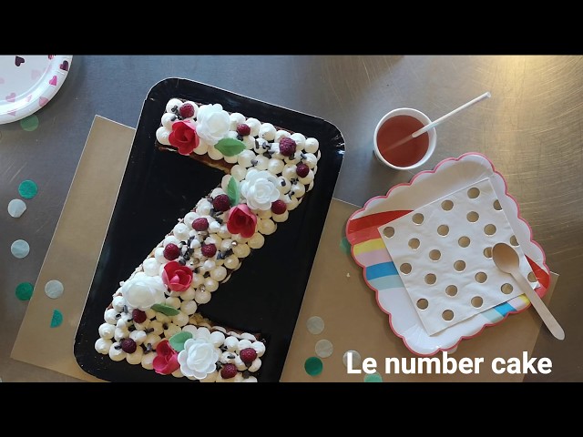 Number Cake 🍰 : Montage facile ✓ grâce au moule chiffres et lettres WILTON  (Recettes en lien 🕮) 