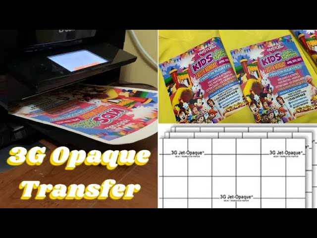 Best inkjet heat transfer paper on the market using my epson xp