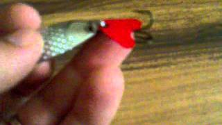 Metal Fish Shaped Treble Hook Spinner from DealExtreme