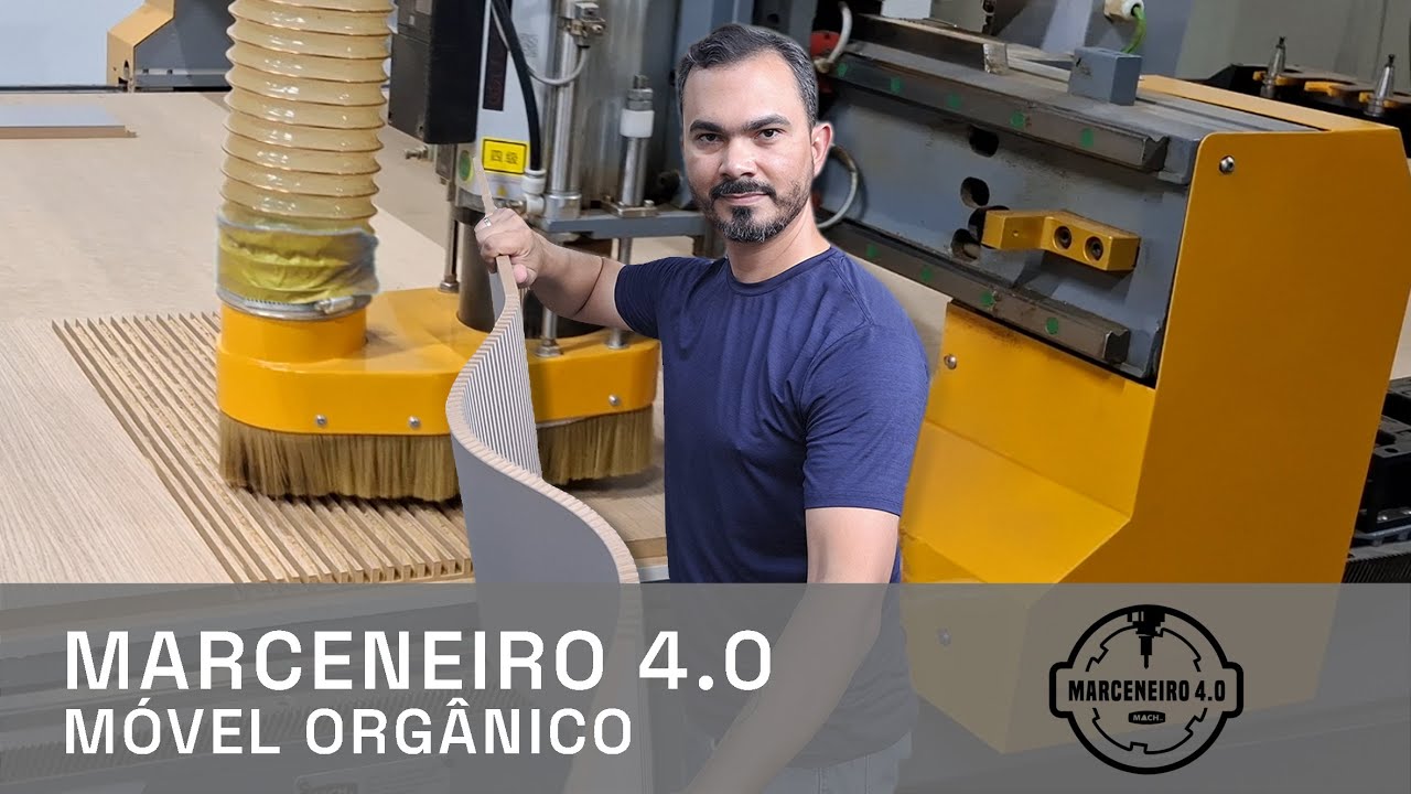 Marceneiro 4.0 - Episódio 5 - Móvel orgânico: o que fazer e o que não fazer na sua Router cnc