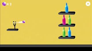 Knock Down Bottles : Knock Down & Slingshot Games - Level 1 to 10 - Android Gameplay screenshot 4
