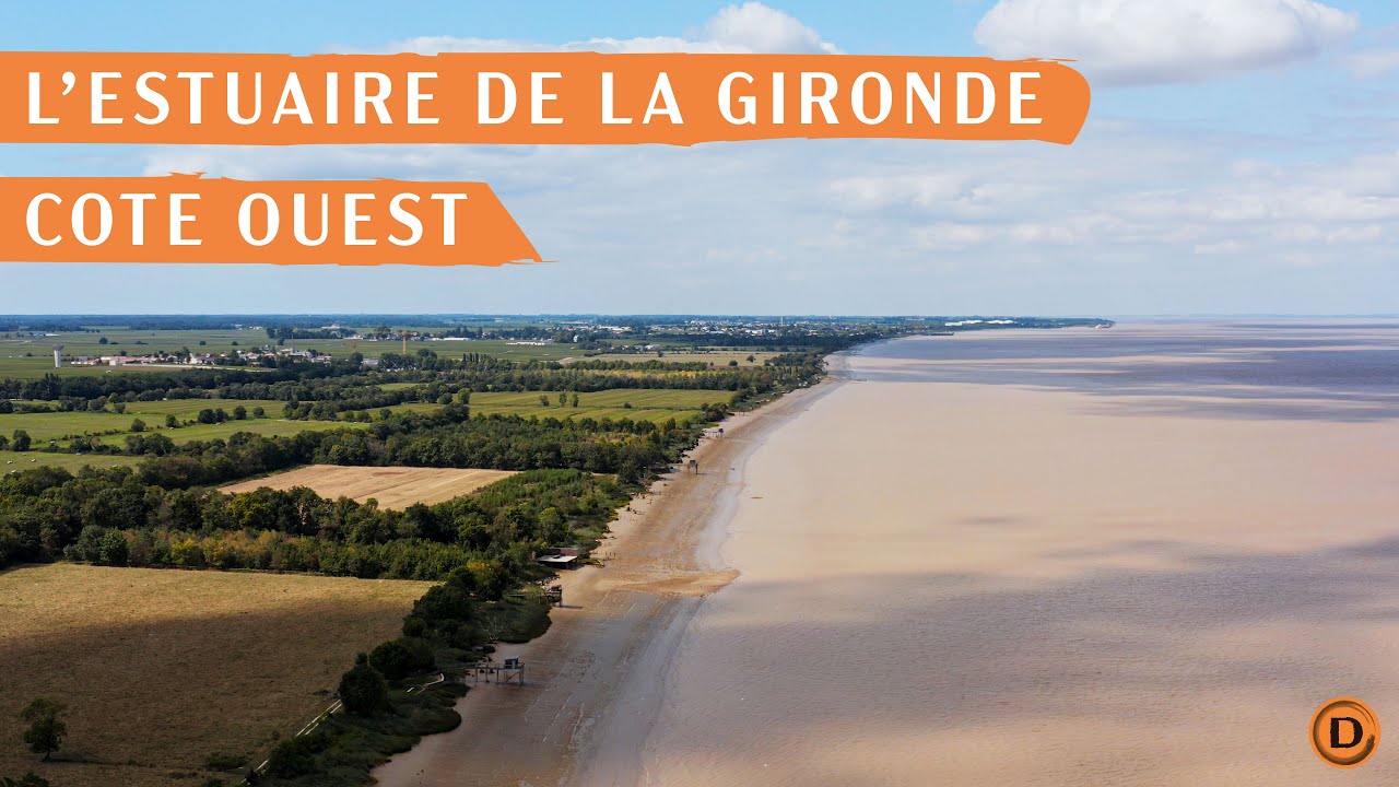 L ' Estuaire de la Gironde - Côte Ouest - Drone - Documentaire Aérien 4k - Aerial Footage 4k
