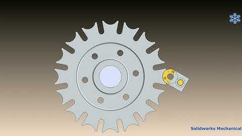 Geneva Mechanism #11| Industrial design | |SolidWorks| |Mechanical | @DesignWithAjay