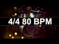 Drums Metronome 80 BPM 