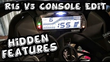 R15 V3 BS6 Instrumental cluster Fully Explained Tamil || Modification features in console,R15 V3 BS6