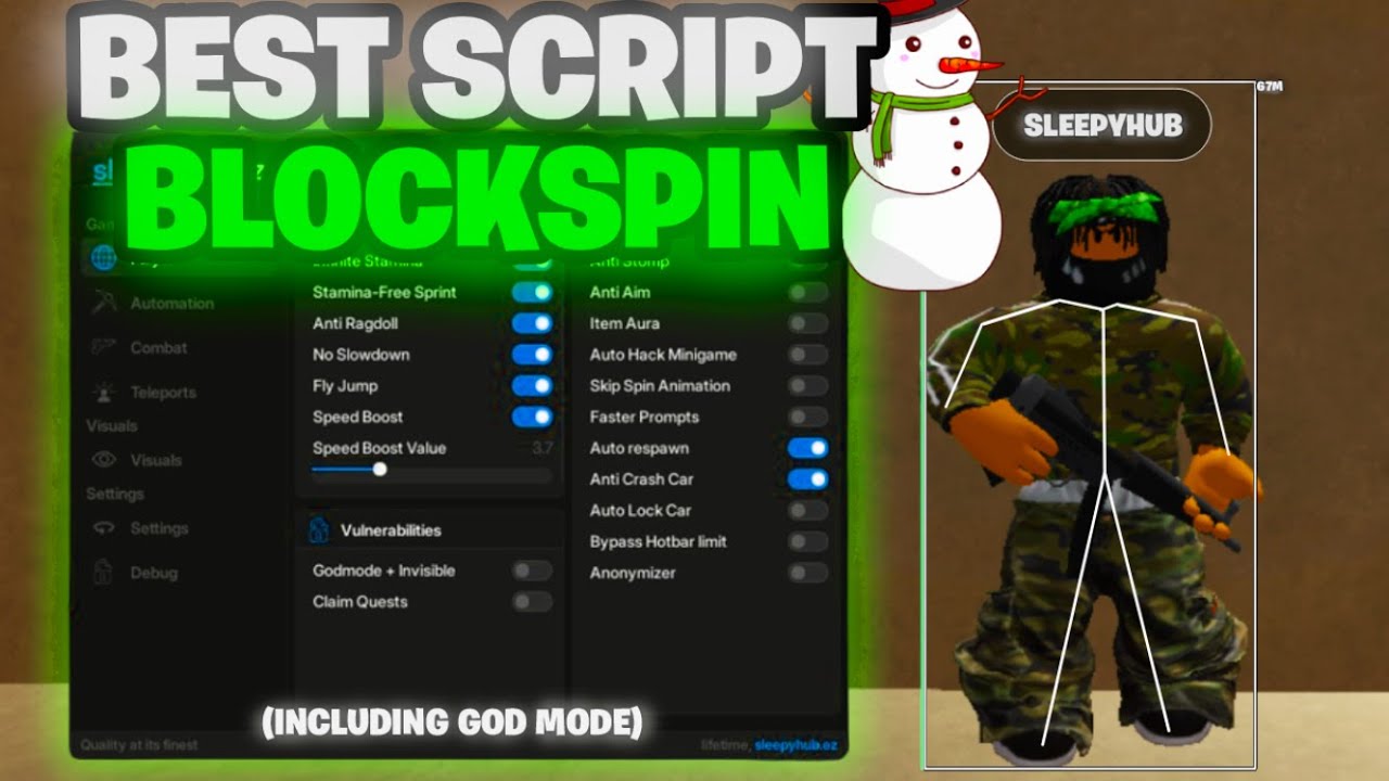 🔥 BEST Block Spin Script 2025! (Auto Farm, Aimbot, ESP & More) | Paid # ...