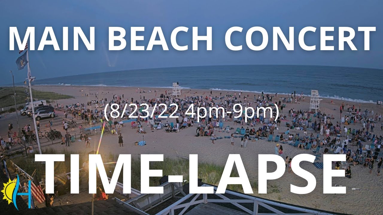 Hamptons.com - TIME-LAPSE! 8.23.22 Tuesdays at Main Beach, East Hampton Village, New York
