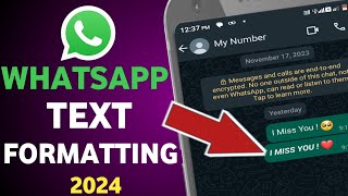multiple font in whatsapp || whatsapp tricks screenshot 4