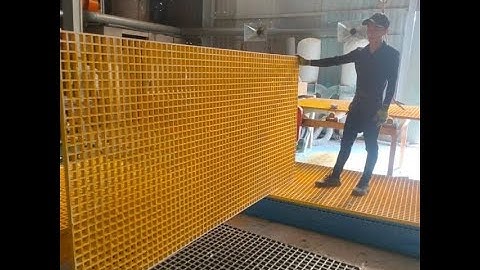 #1 Tấm Sàn Nhựa Grating FRP Minh Hải | Xây Dựng Minh Hải