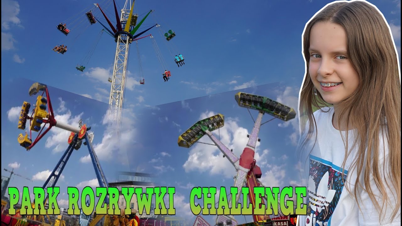PARK ROZRYWKI 😨 CHALLENGE - KAMIKAZE!!! - CRAZY VLOG - EXTREME WESOŁE MIASTECZKO