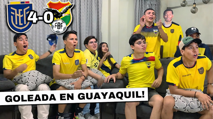 REACCIÓN ECUADOR vs BOLIVIA (4-0) | Eliminatorias Sudamericanas