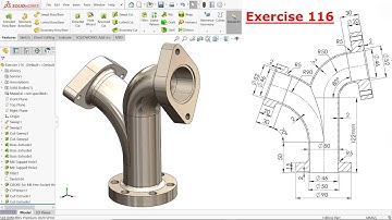 SolidWorks Tutorial for Beginners exercise 116