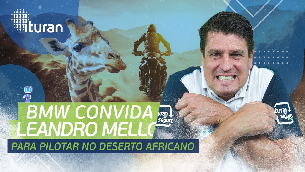 BMW convida Leandro Mello para pilotar no deserto africano