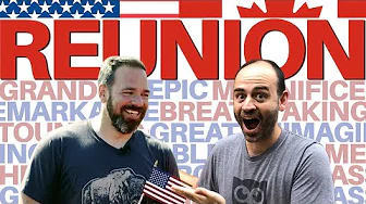 American Reunites with Canadian friend after 18 months…Tries Canadian Food!