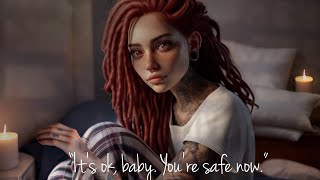 “…but, Mommy, I’m scared!” (F4A) (thunderstorm comfort)