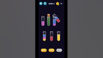 SORTPUZ Game Level 5 Relaxing Colour Sorting Puzzle Gameplay #puzzlegame #sortpuz #shorts