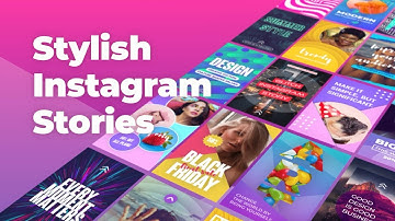 20 Creatively Animated Instagram Stories - After Effects Template