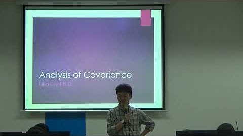 ANCOVA by Lijia Lin