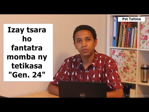 Marka 16: 15 - Izay tsara ho fantatra momba ny tetikasa "Gen. 24"