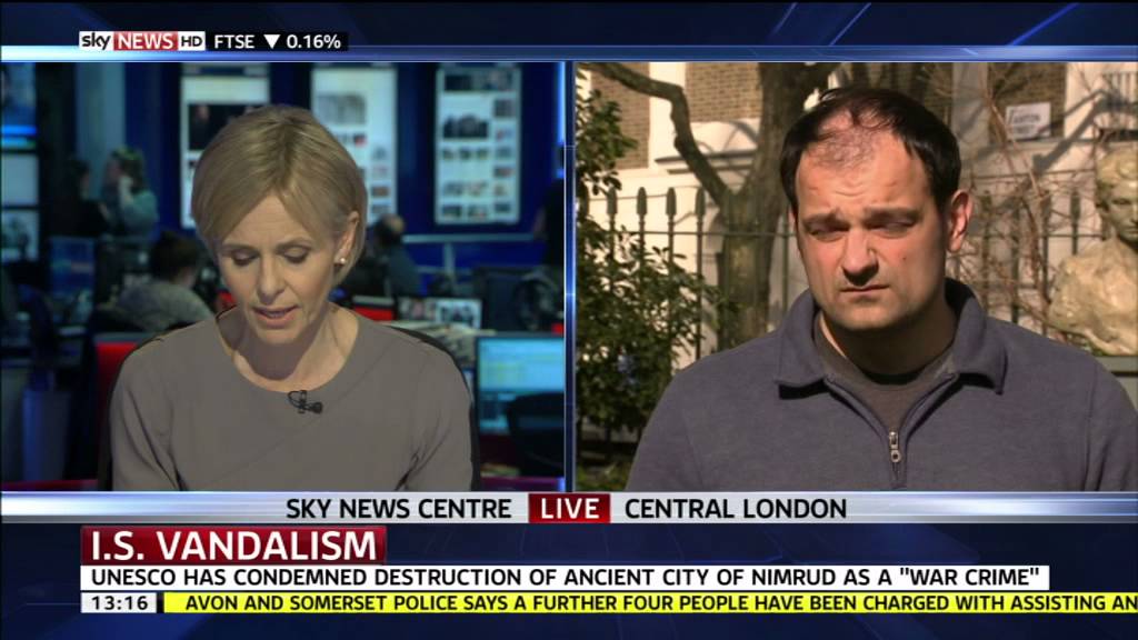 Mark Altaweel Talks To Sky News About I S Militants Attacking Ancient 