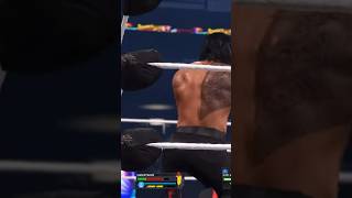 WWE 2K23 ROMAN REIGNS HITS THE UNDERTAKER WITH A SUPERMAN PUNCH #wweshorts #wwe2k23 #shorts